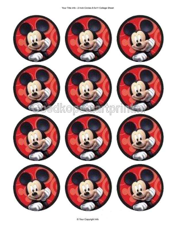 Mickey mouse cupcake 4