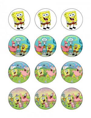 spongebob cupcake 1
