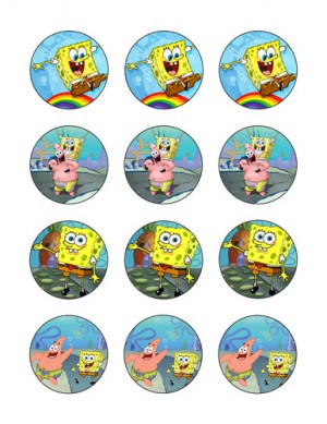 spongebob cupcake 3